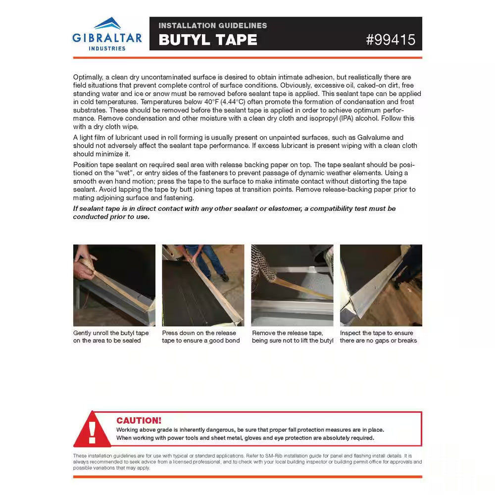 50 Ft. Butyl Sealant Tape Roof Accessory in Gray