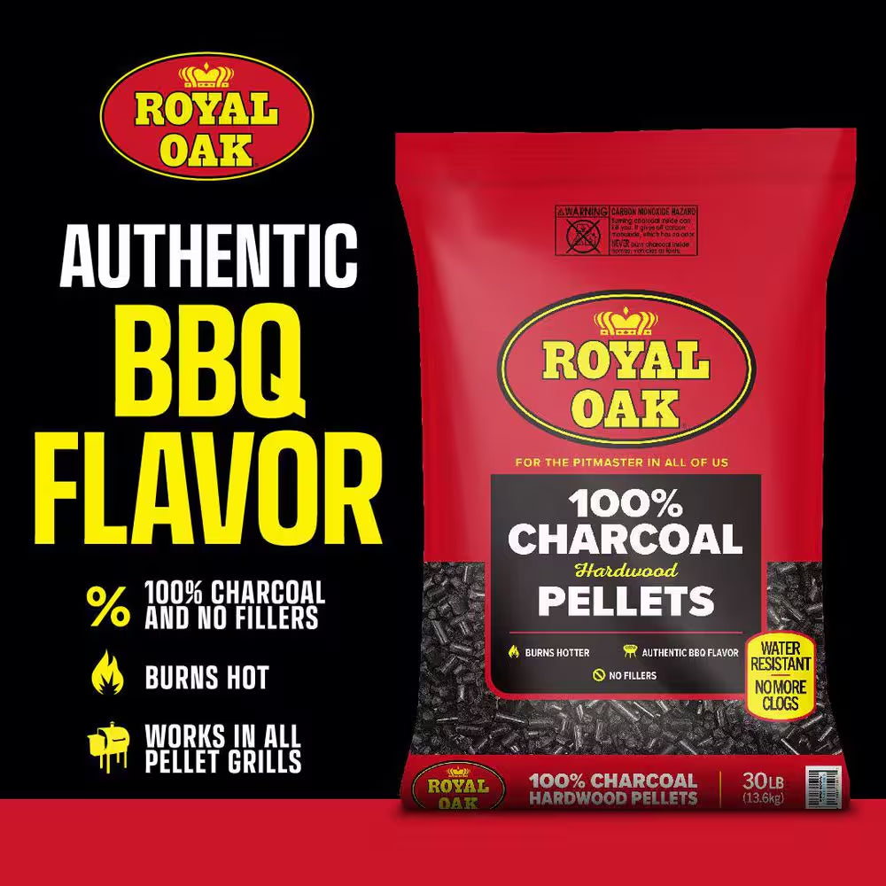 20 Lbs. 100% Charcoal Hardwood Pellets (2-Pack)