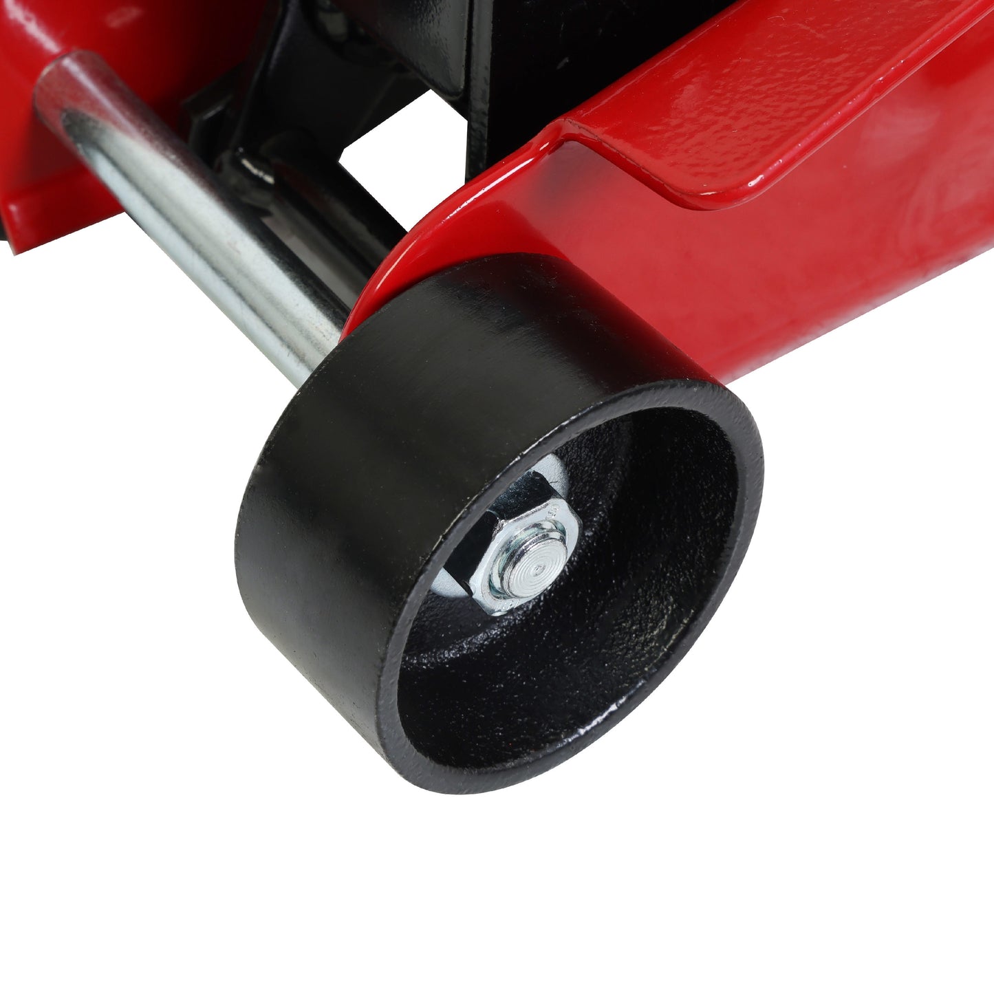 Black 2.25-Ton Steel Hydraulic Trolley Jack