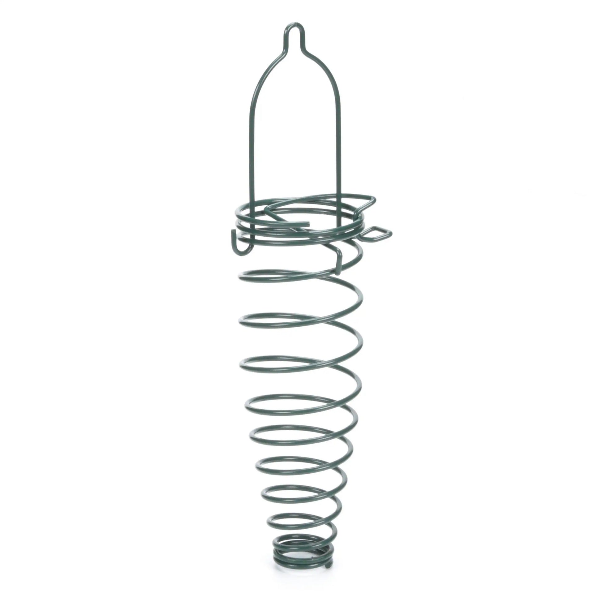 Green Metal Corn Cob Feeder Squirrel Feeder