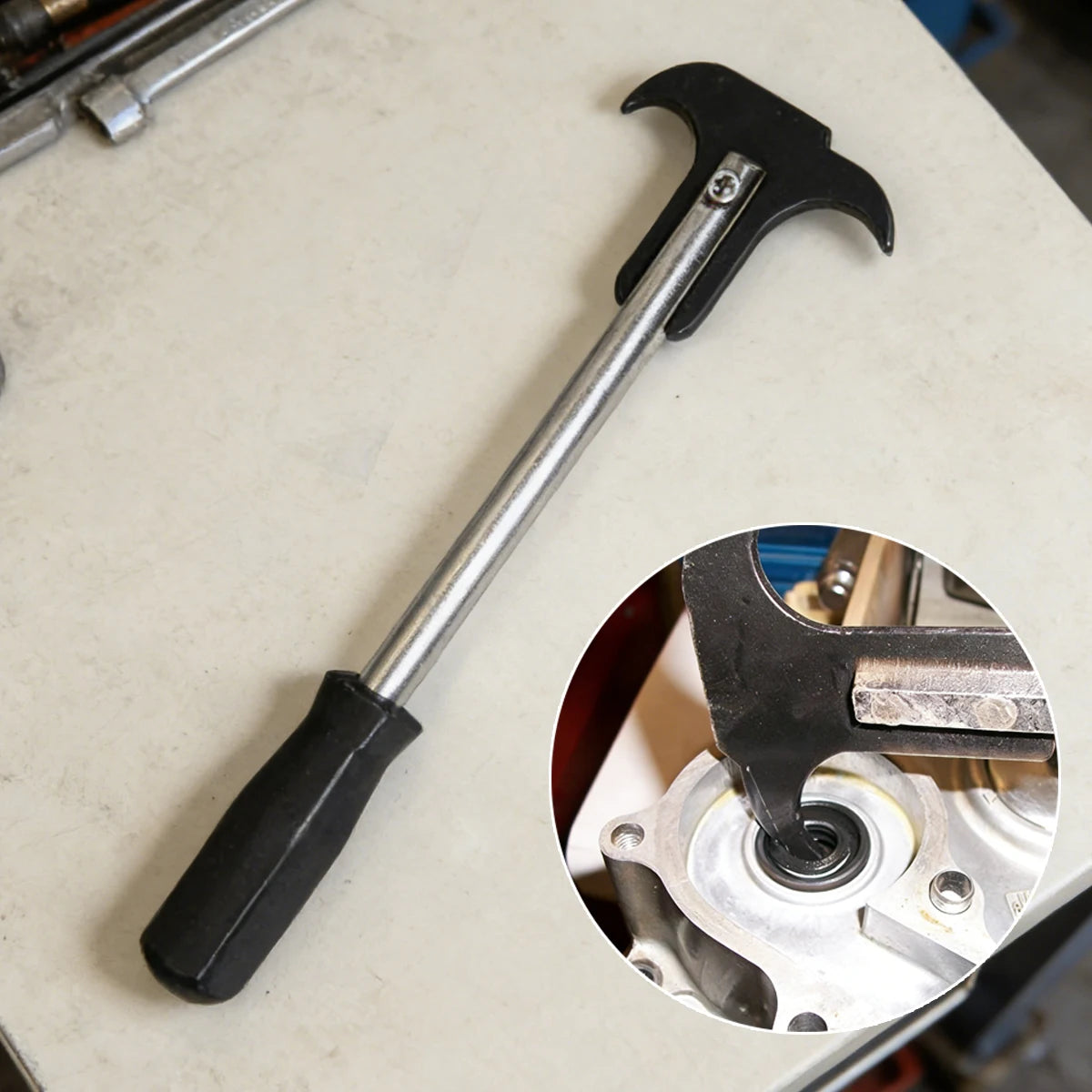 Oil Seal Puller Screwdriver Wrench Car Workshop Tools Maintenance Special Tool Supplies Mechanic Accessories Things Auto Repair