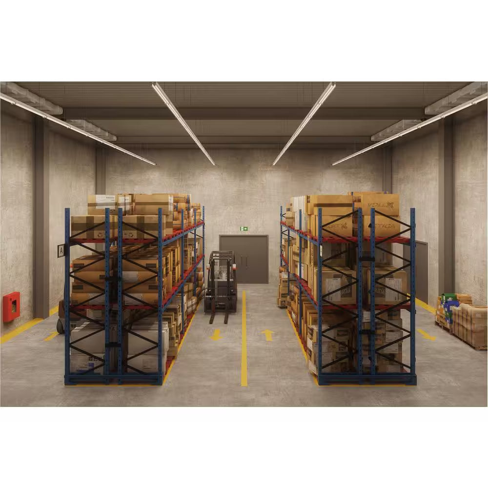 40-Watt 2-Light White 4 Ft. Fluorescent Strip Light