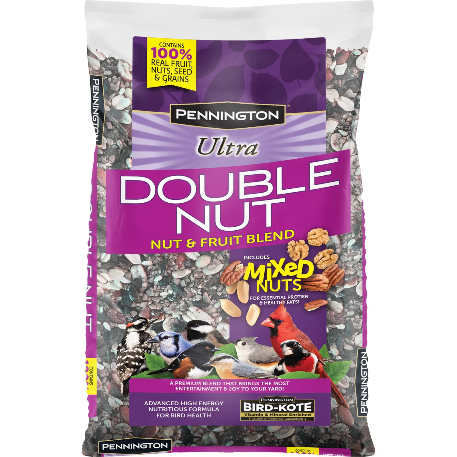Double Nut Wild Bird Seed Mix with Sunflower Seeds 2.5-Lb