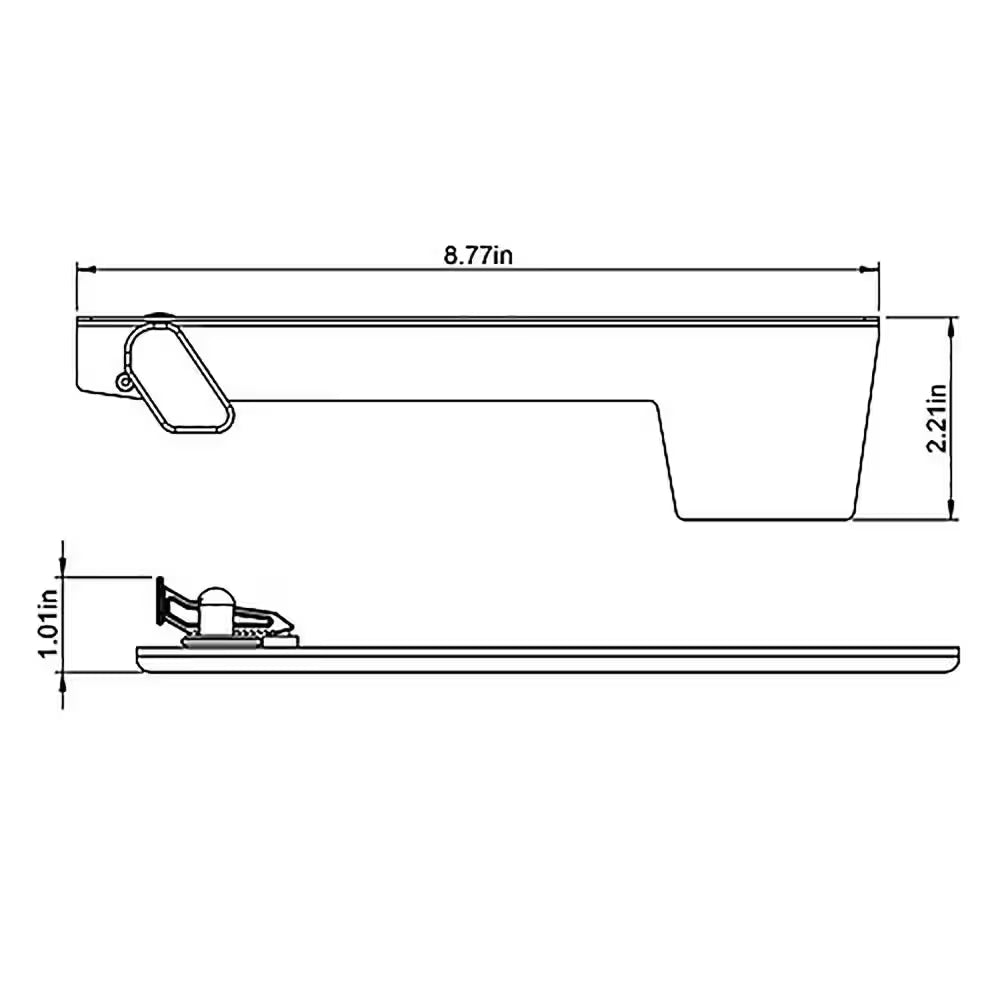 Replacement Aluminum Mailbox Flag Kit, Red