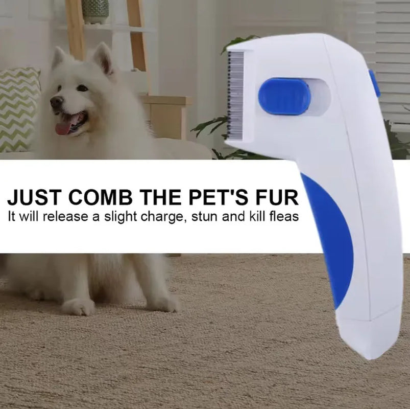 2027Pet Flea Cleaner, Electric Lice Cleaner, Pet Cleaning Supplies, Suitable for Dogs and Cats, as Well as Hairless Pets