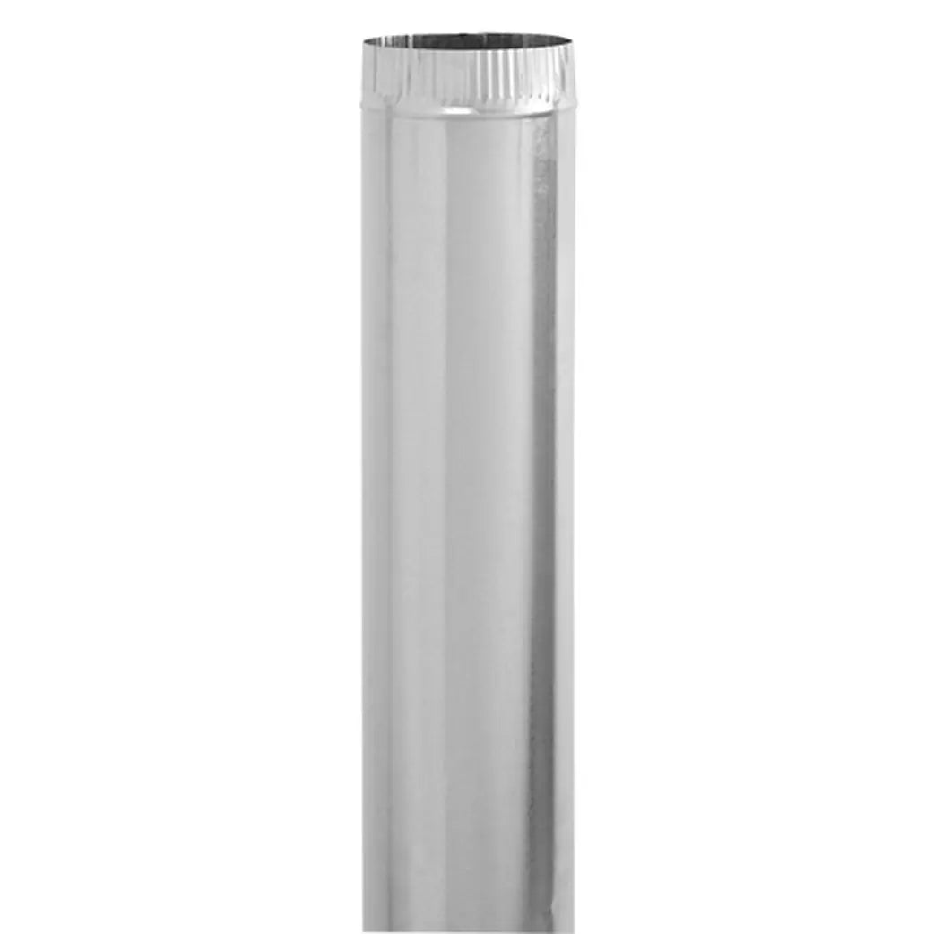 3-In X 24-In 30 Gauge Galvanized Steel round Duct Pipe