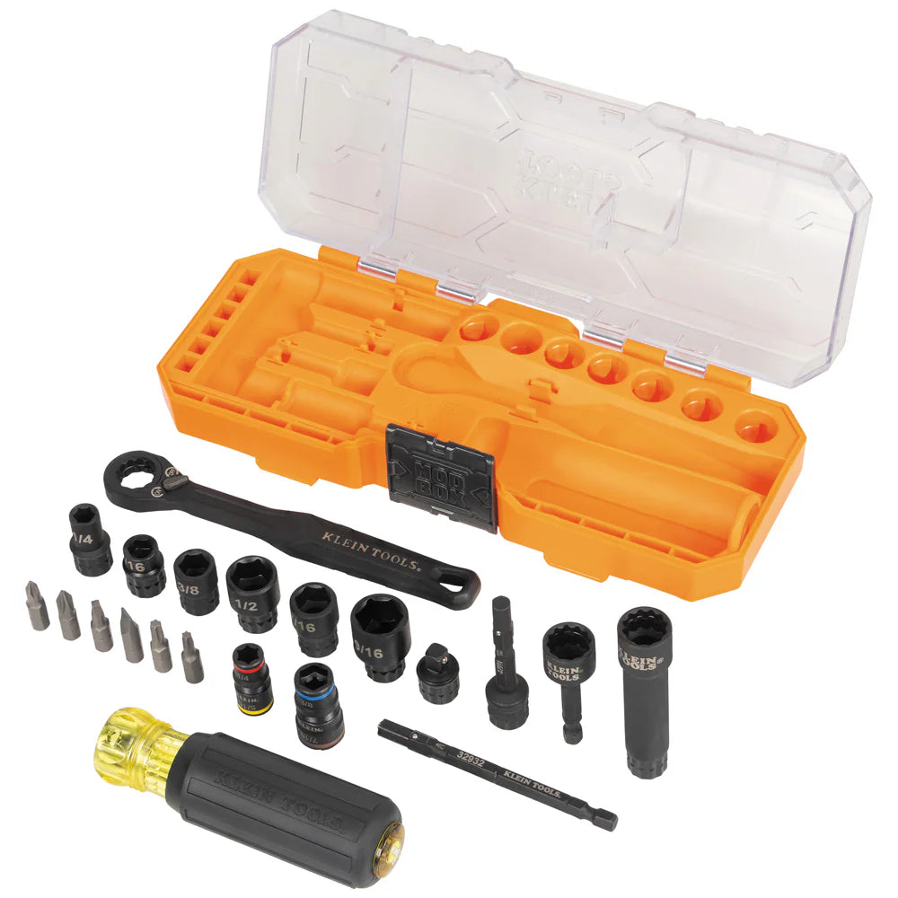 KNECT Impact Pass through and Flip Socket Starter Set, 21-Piece