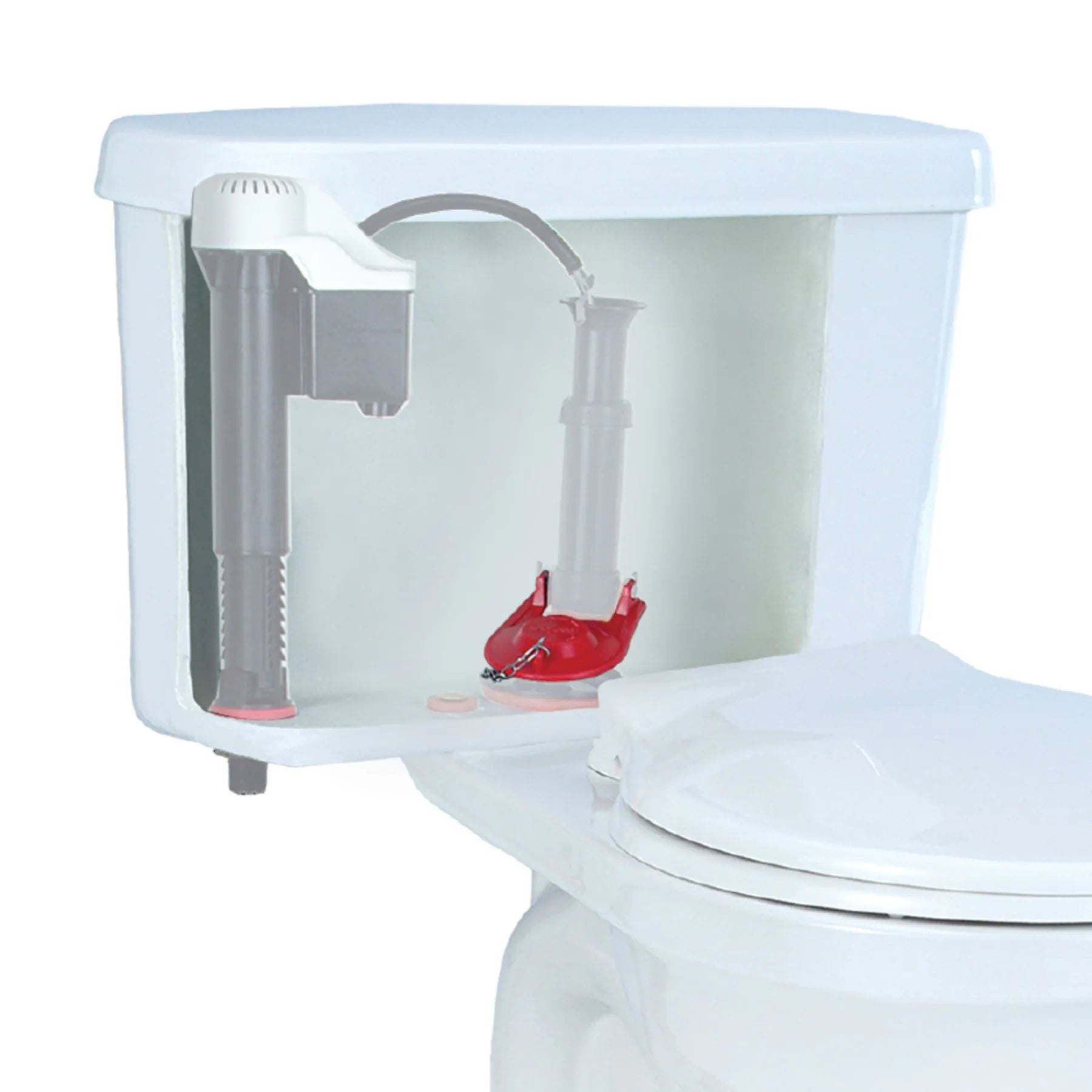 Flush Valve Repair Kit 2-In Rubber Toilet Flapper Repair Kit for Universal