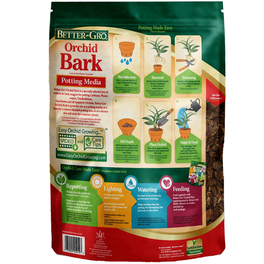 Orchid Bark 8 Quart(S) All-Purpose Organic Potting Soil Mix