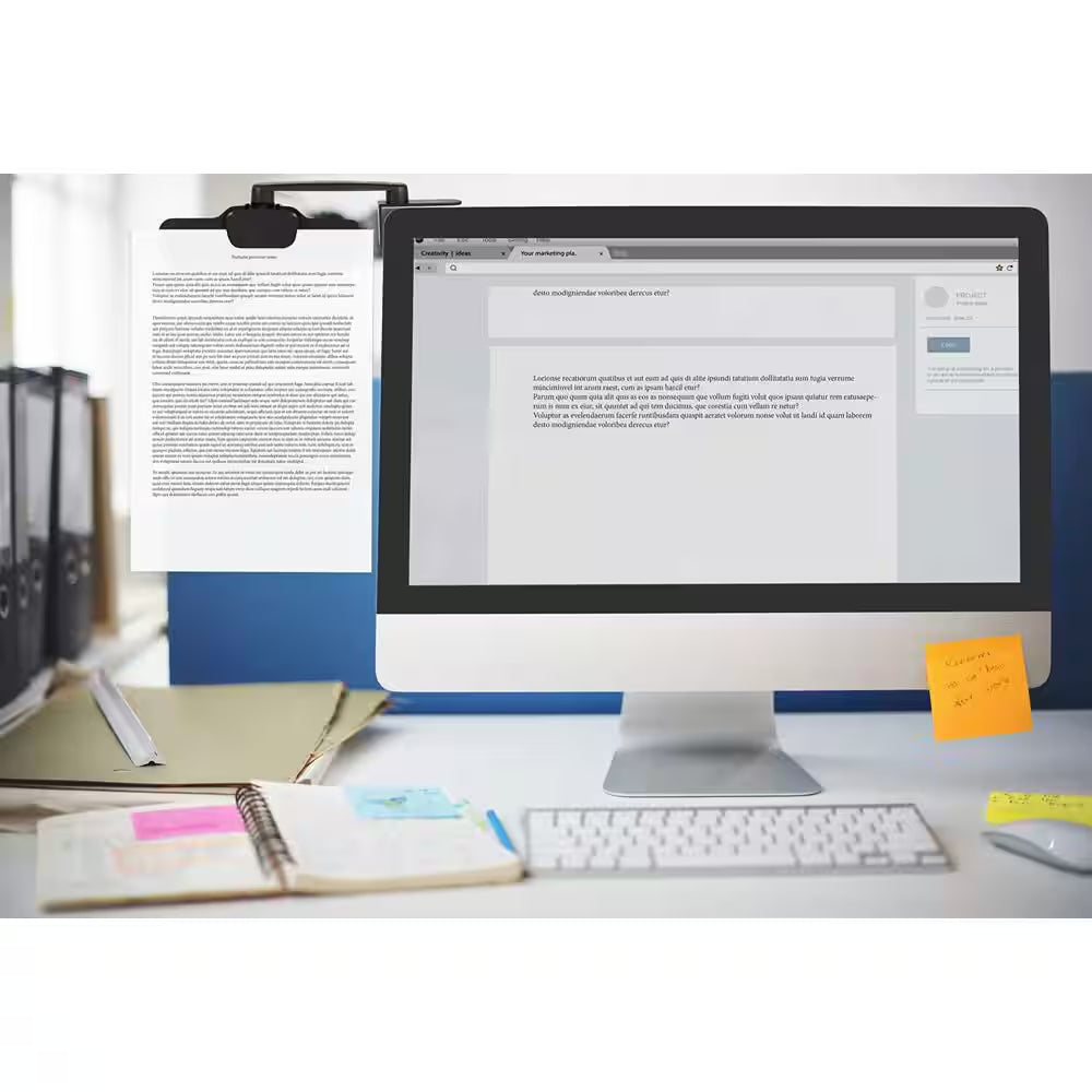 Monitor Copyholder Document Clip