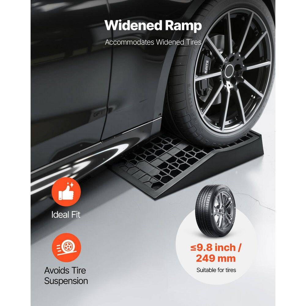Car Ramps, 20000 Lbs. 2.6 In. Lift Height, Portable Low Profile Car Service Ramps for Vehicle, 2 PCS 2025 Update
