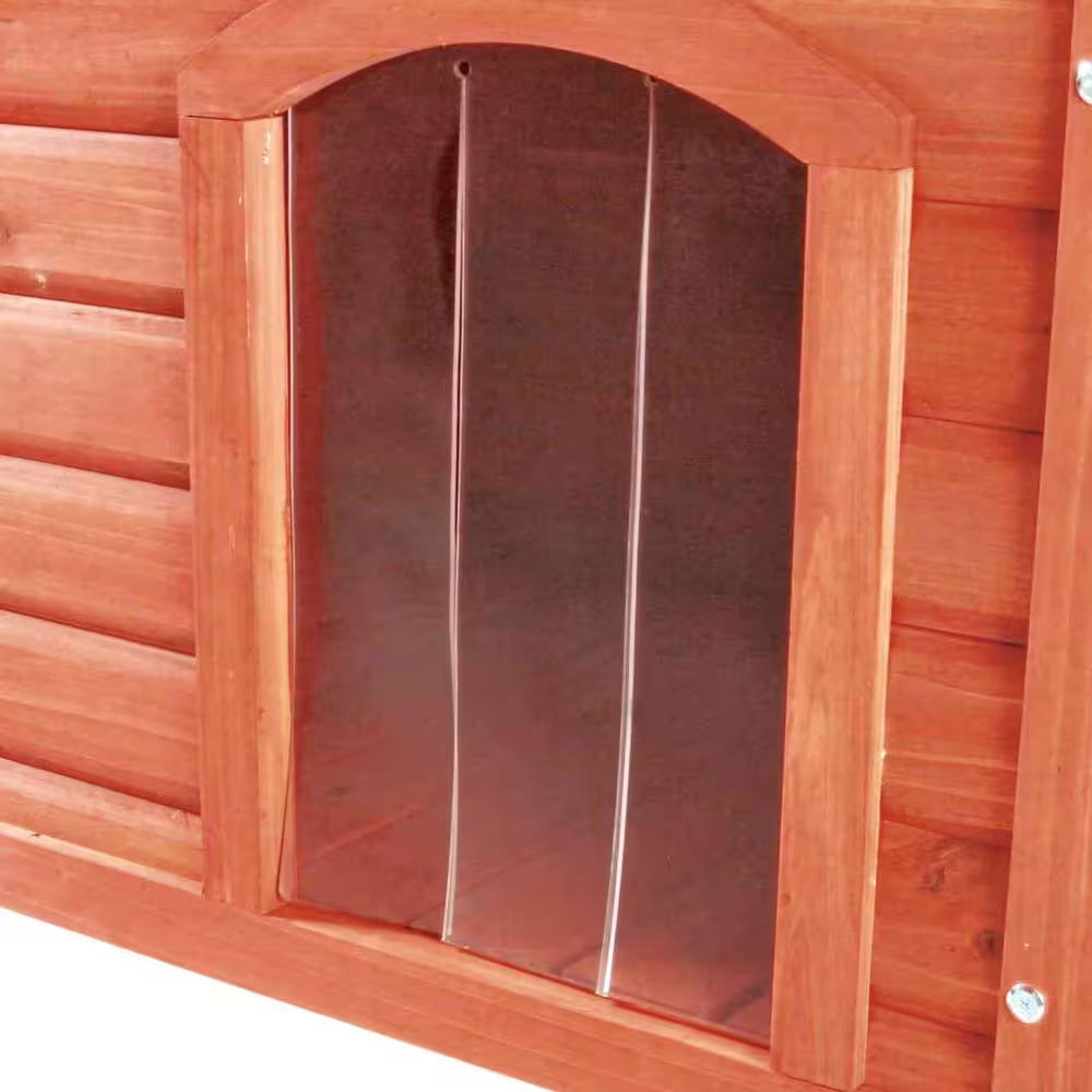 Natura Vinyl Door Flaps for Large Cottage Dog House