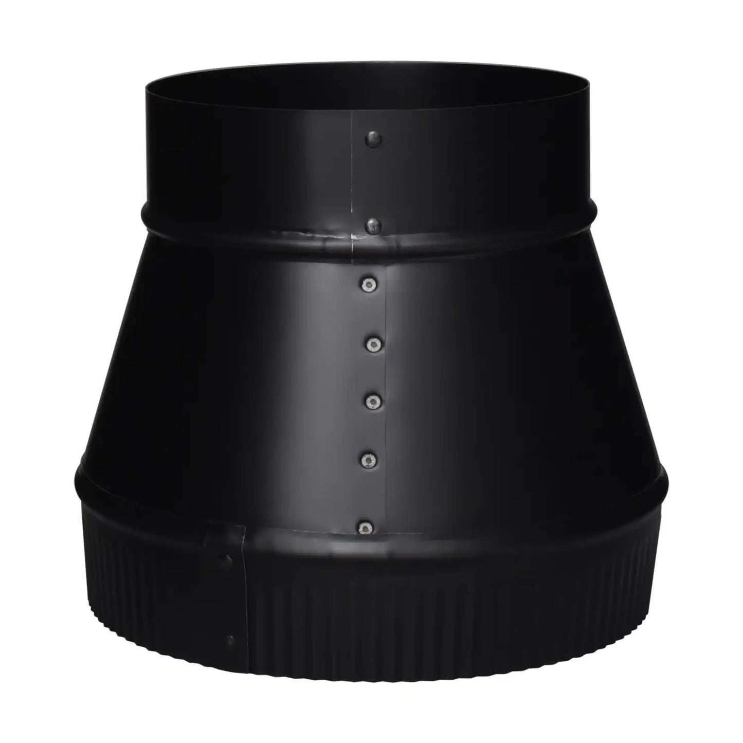 6-In X 8-In Black Steel Stove Pipe Increaser
