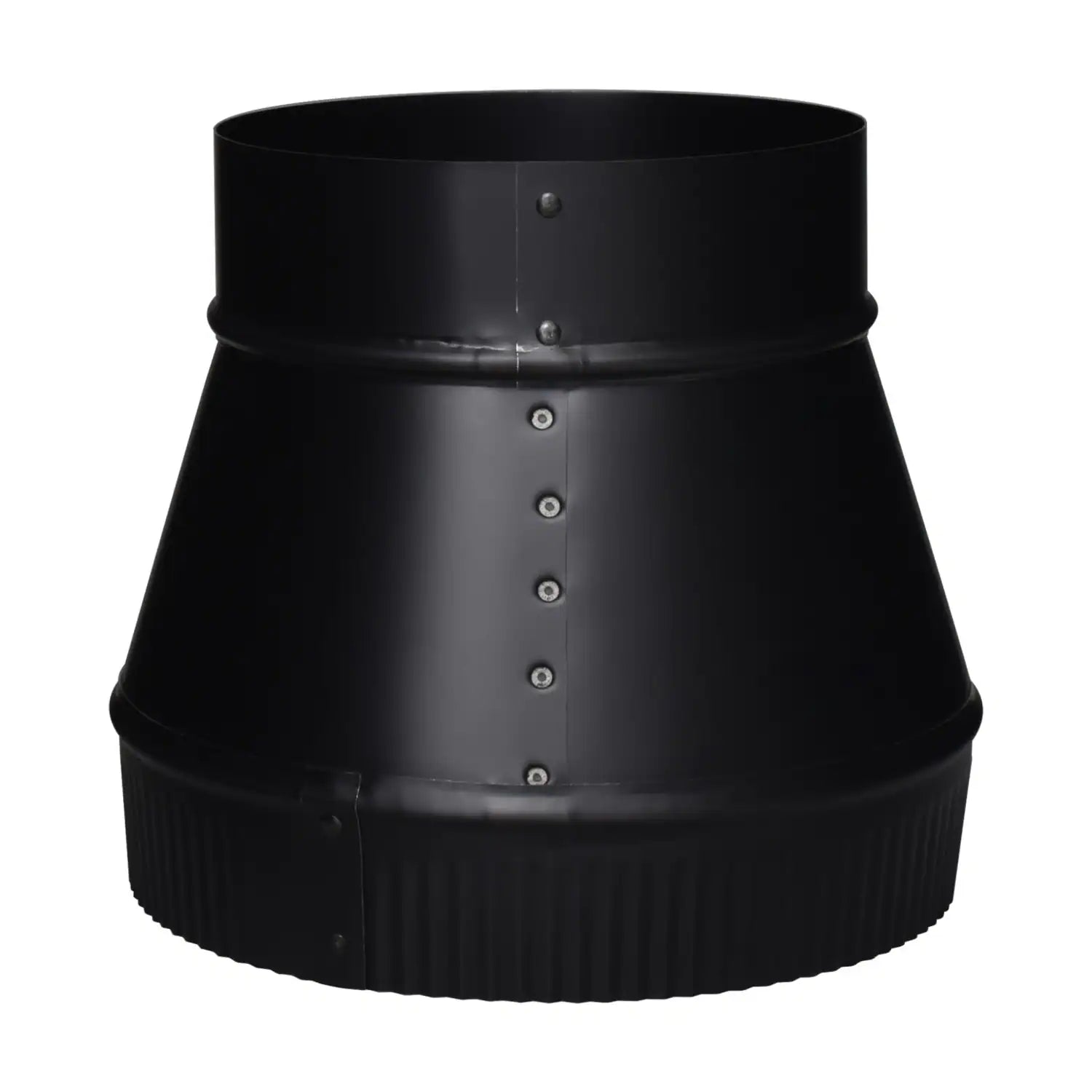 6-In X 8-In Black Steel Stove Pipe Increaser
