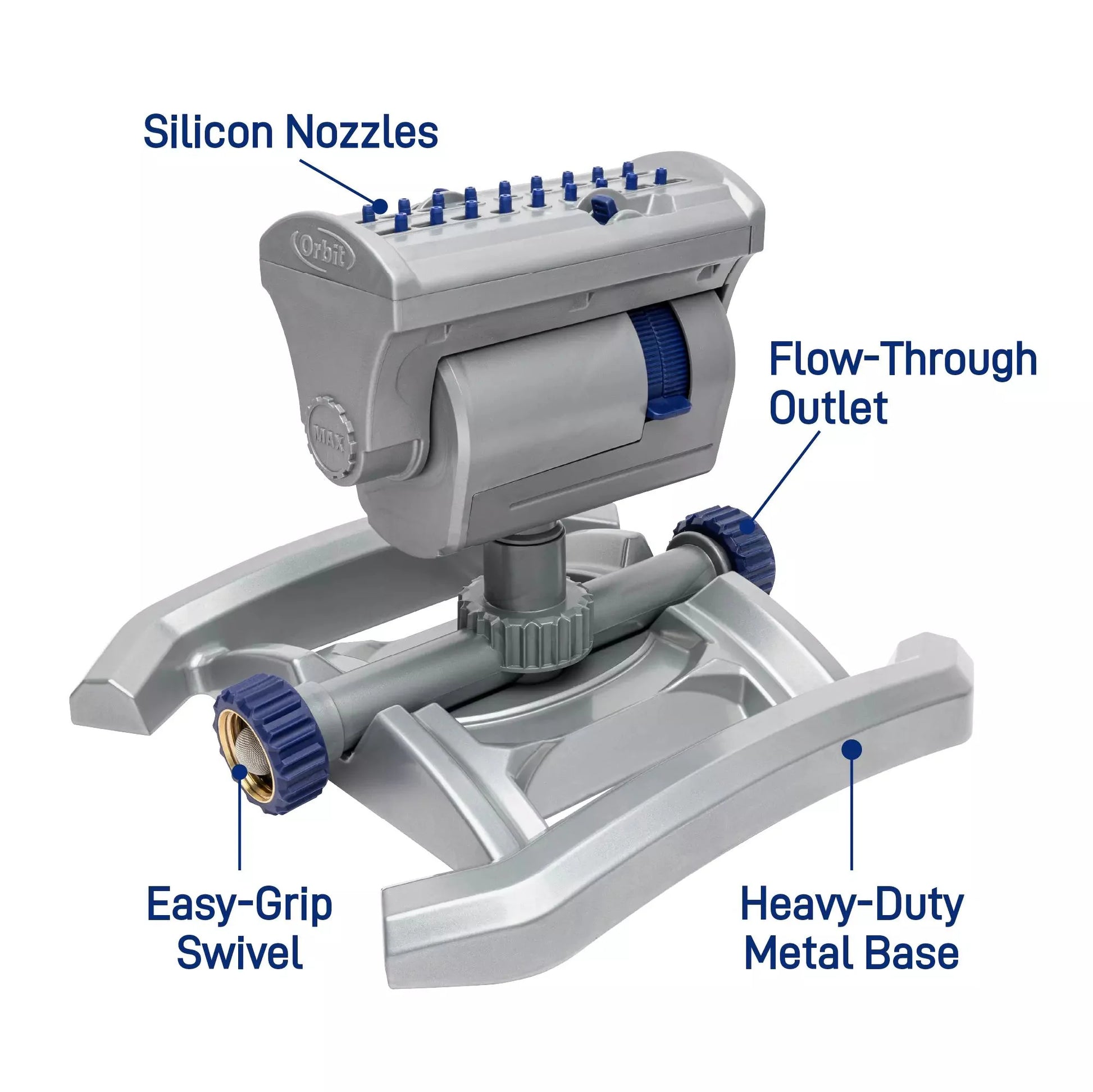 Max 3900-Sq Ft Oscillating Sled Lawn Sprinkler