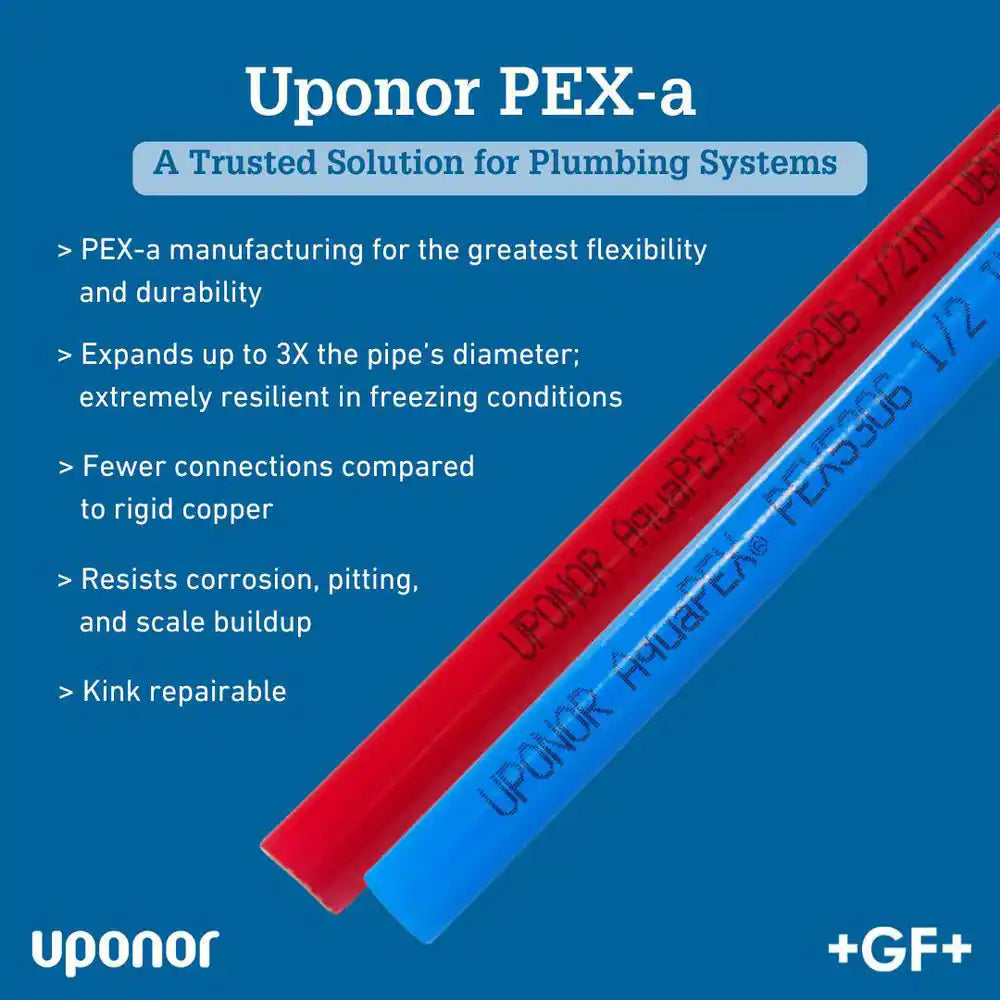 Aquapex 3/4 In. X 100 Ft. Blue PEX-A Expansion Pipe
