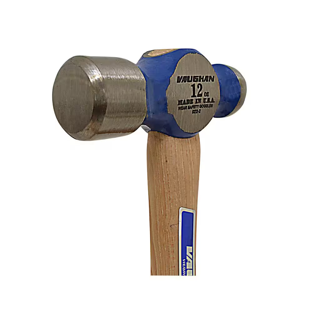 12 Oz. Steel Ball Pein Hammer with 12 In. Hardwood Handle