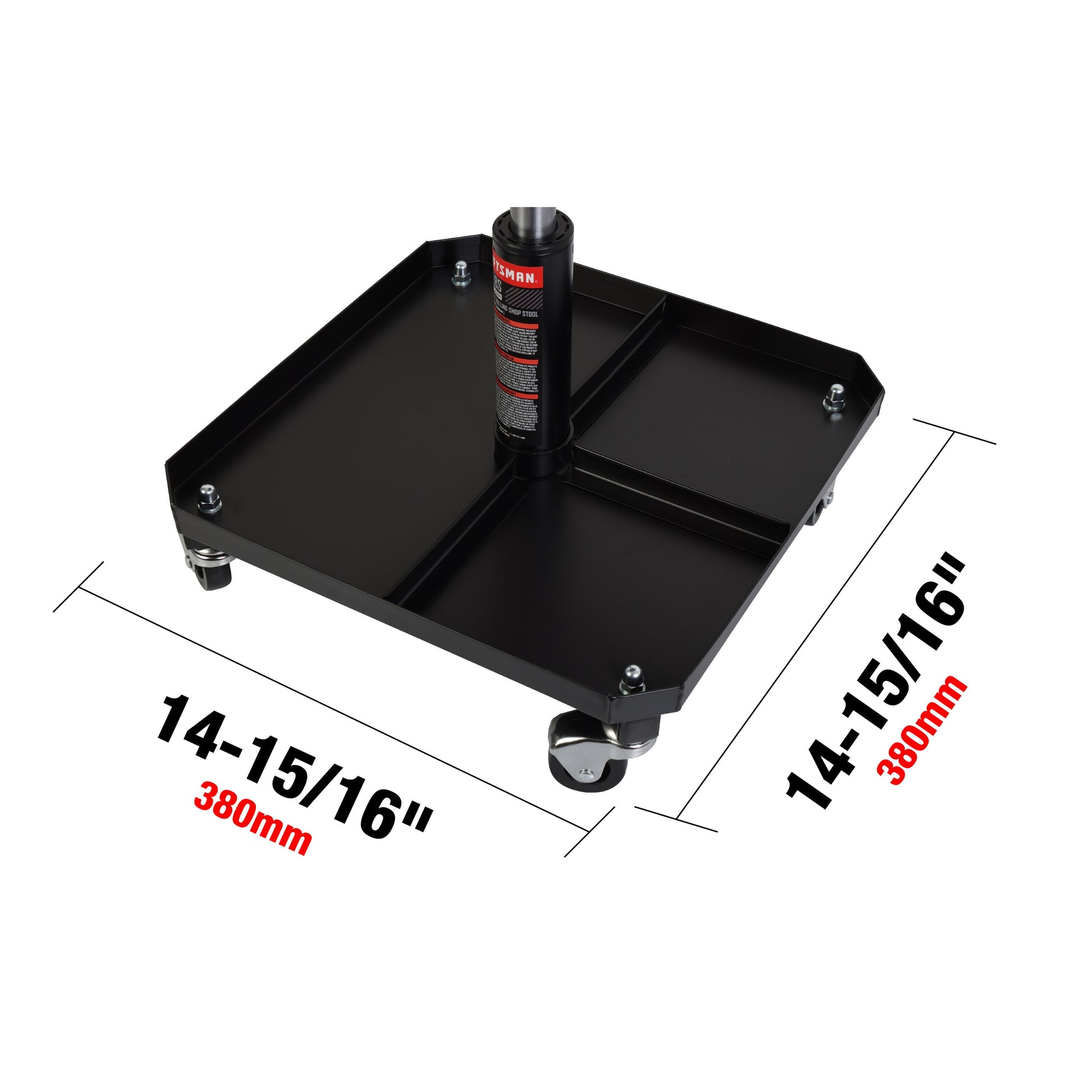 16.14-In X 15.94-In Work Seat ( Red )