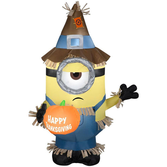 Gemmy Airblown-Stuart with Thanksgiving Banner/Pumpkin-SM