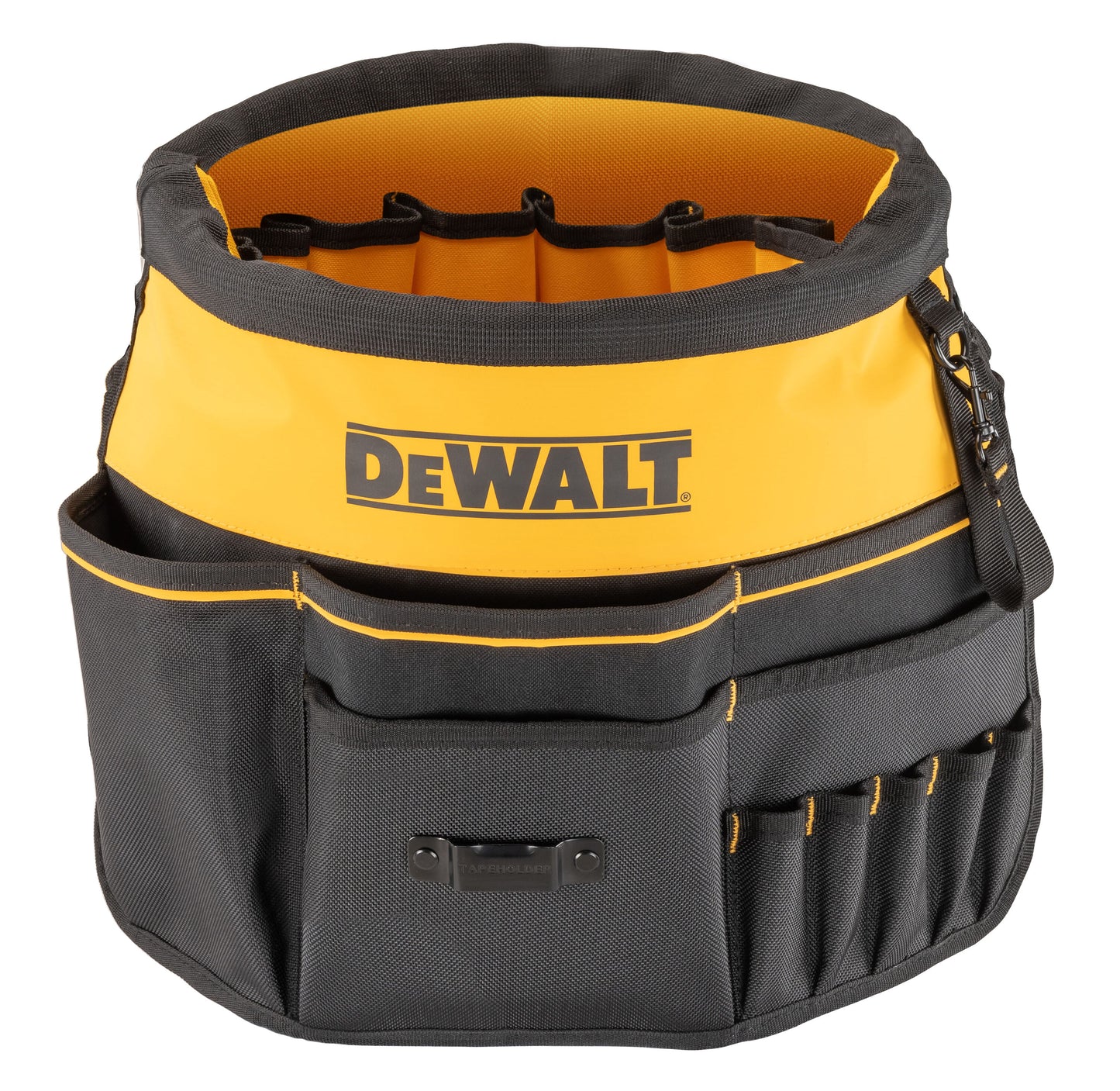 Black - Yellow Ballistic Nylon 2-In W X 19.625-In D X 19.75-In L 5-Gallon Bucket Organizer