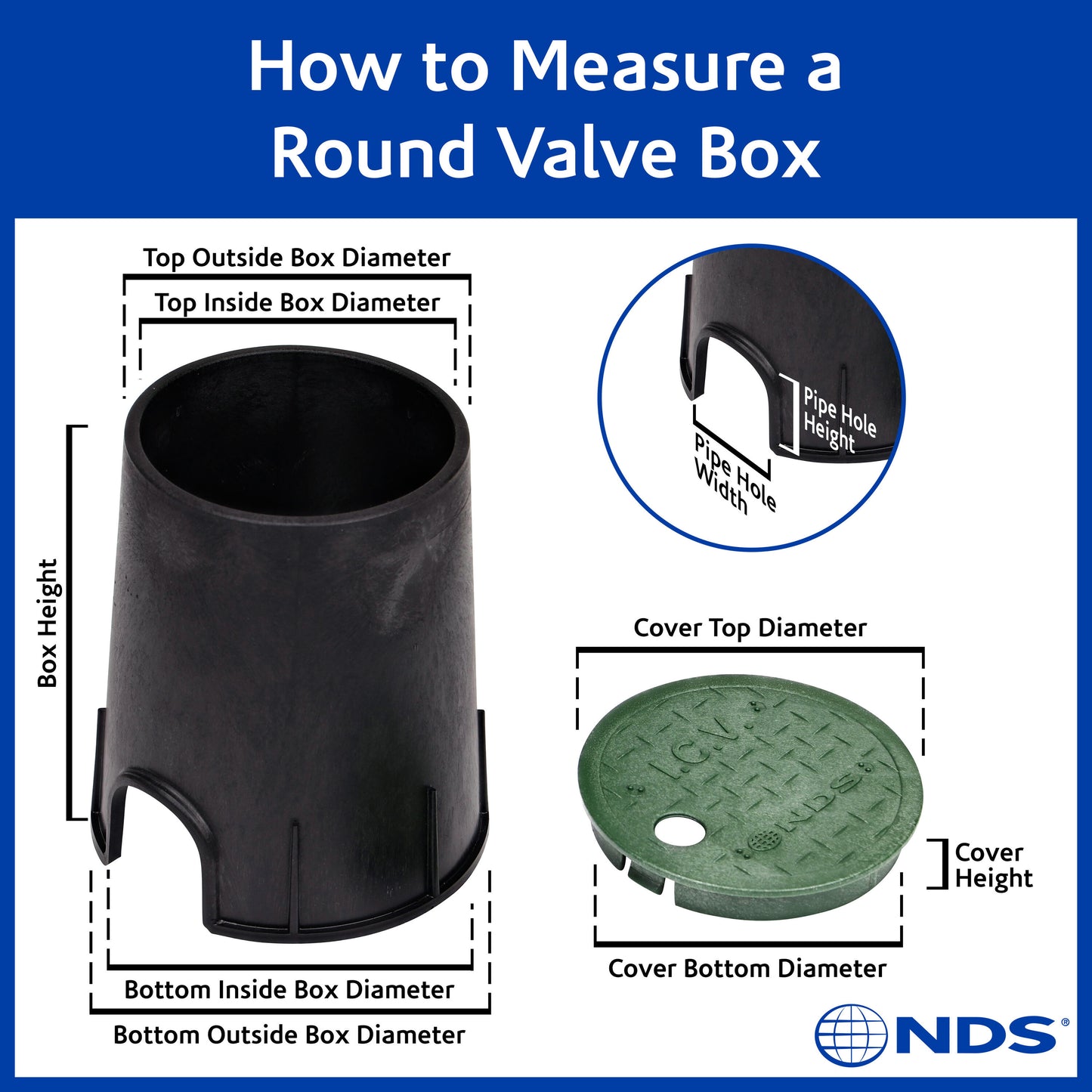 10-In W X 11.63-In H round Valve Box