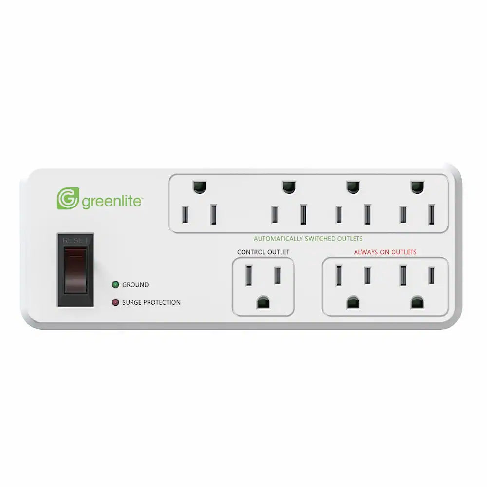 3-Ft 7 -Outlet Indoor White Power Strip