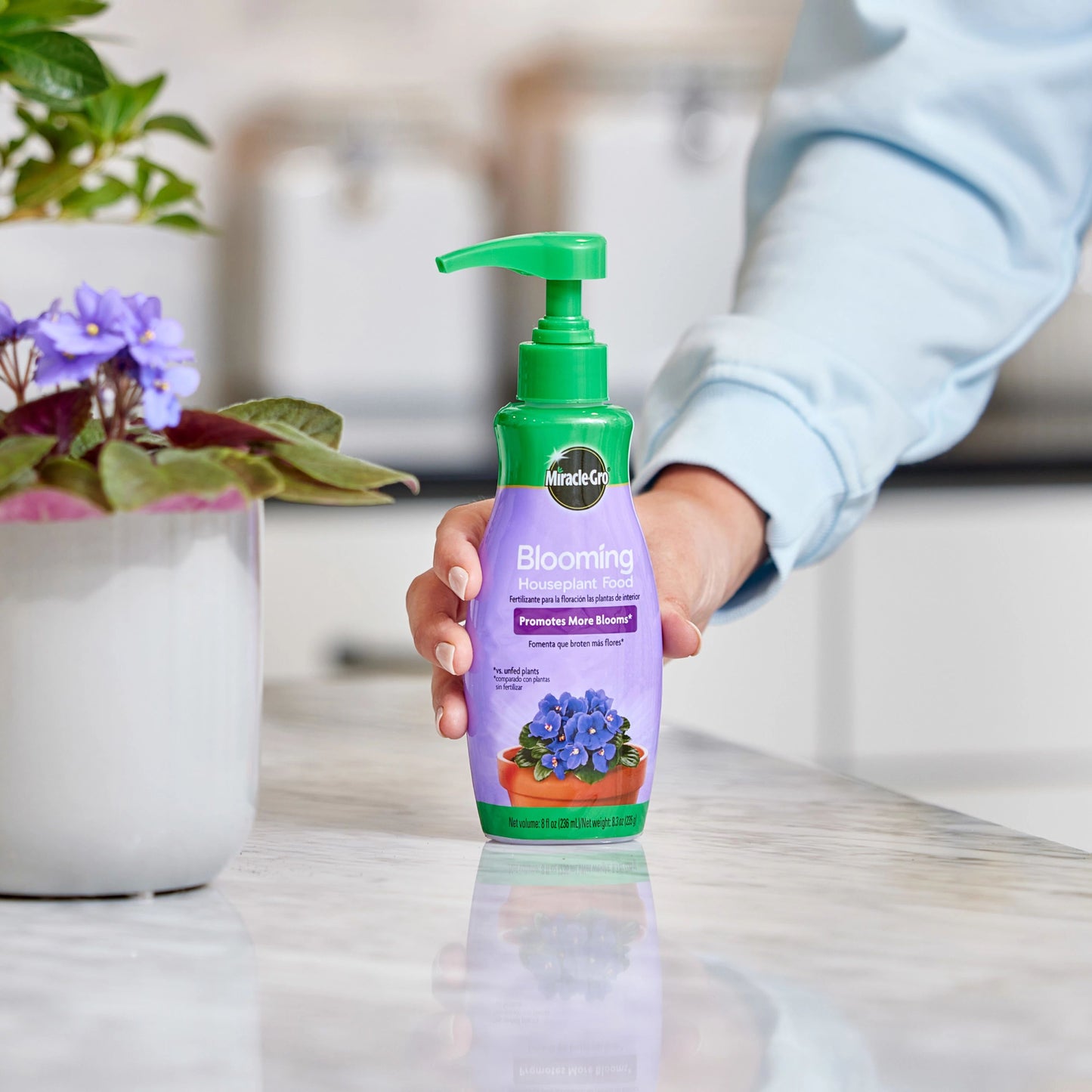 Blooming Houseplant Food 0.5-1.0-0.5 Liquid Flower Food (8-Fl Oz)