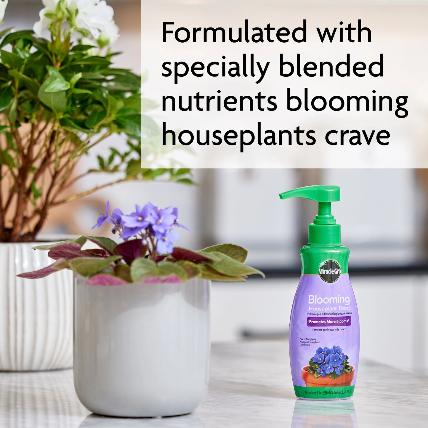 Blooming Houseplant Food 0.5-1.0-0.5 Liquid Flower Food (8-Fl Oz)