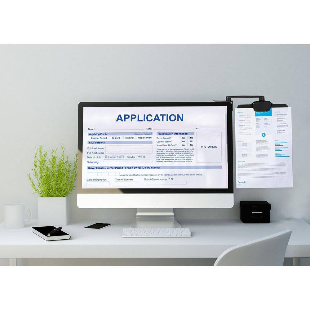 Monitor Copyholder Document Clip