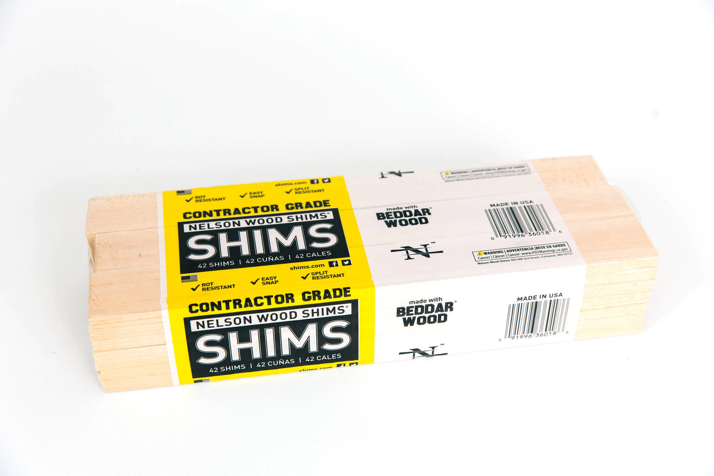 0.25-In X 1.25-In X 11.75-In 42 -Pack Fir Wood Shim