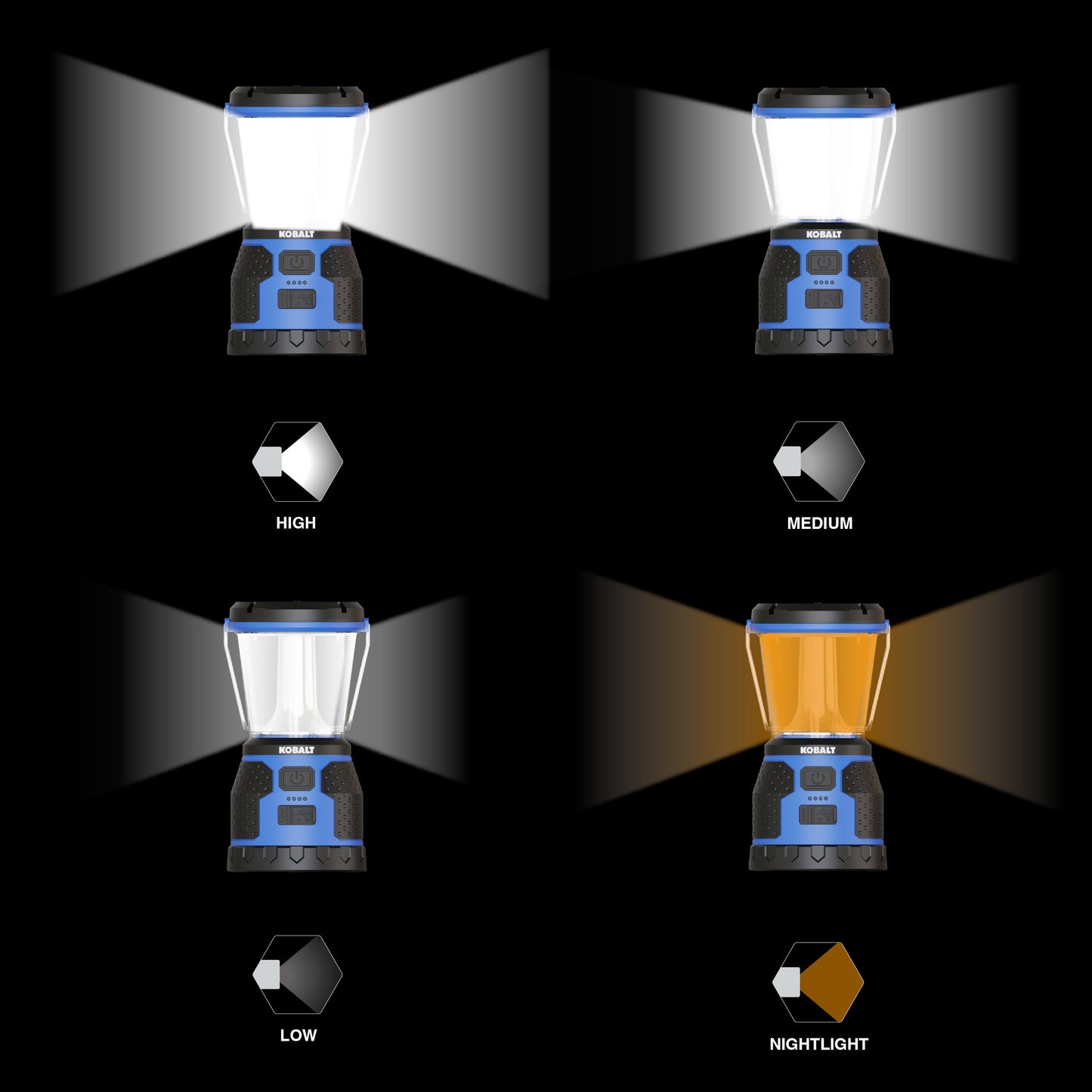 1500-Lumen 4 -Mode LED Rechargeable Camping Lantern