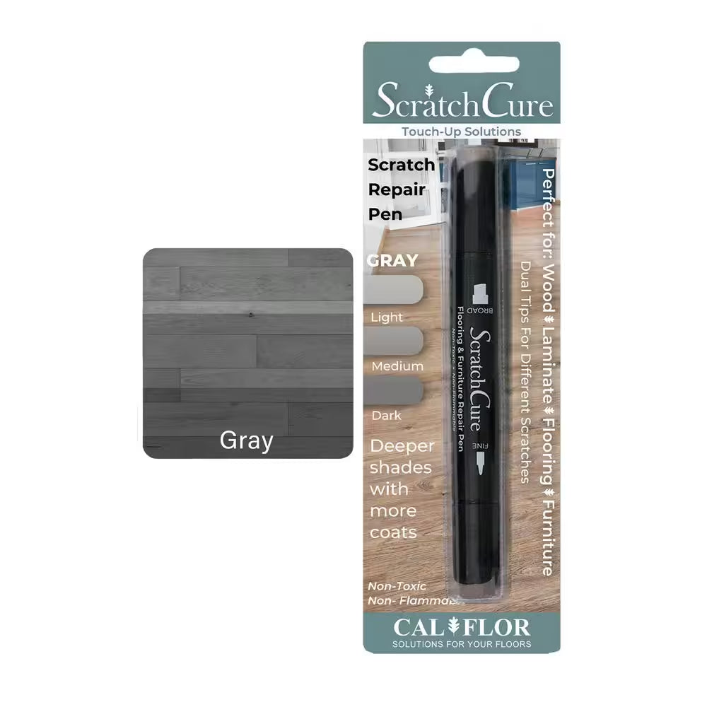 Scratchcure Gray Wood, Laminate and Vinyl Scratch Repair Pen