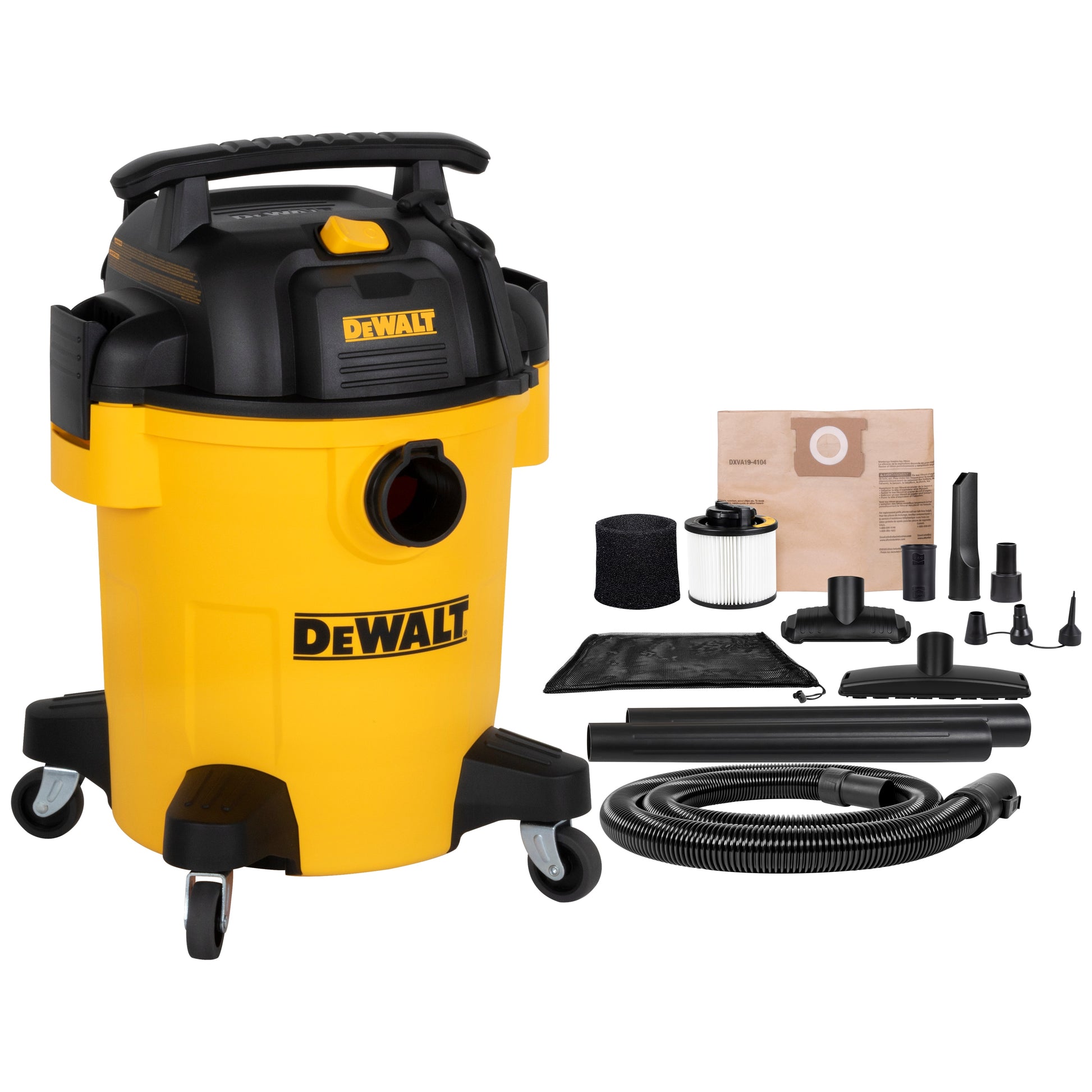 6-Gallon 4 HP Corded Wet/Dry Shop Vacuum with Accessories Included