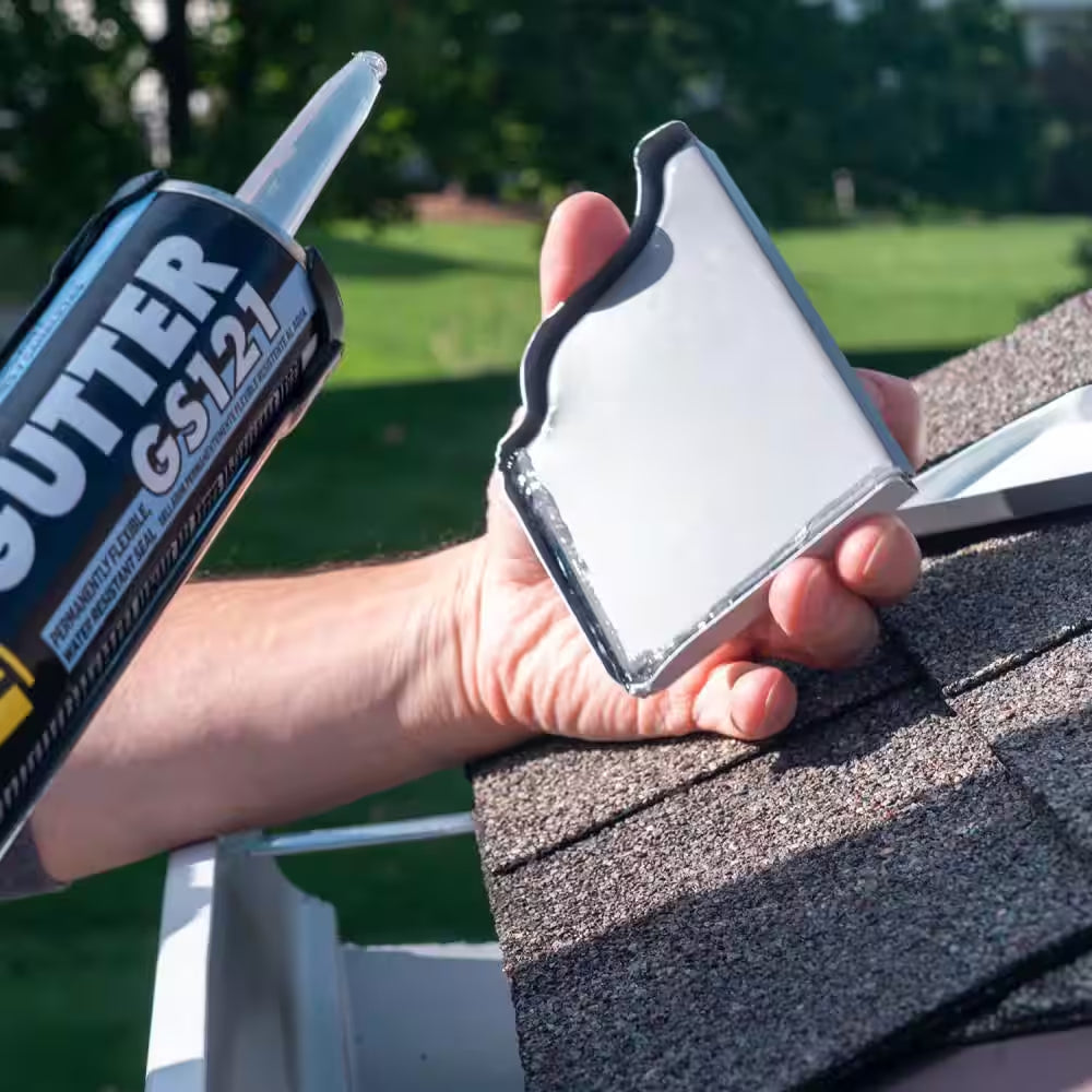GS121 Paintable 10 Oz. Clear Solvent for Gutters Caulk Sealant