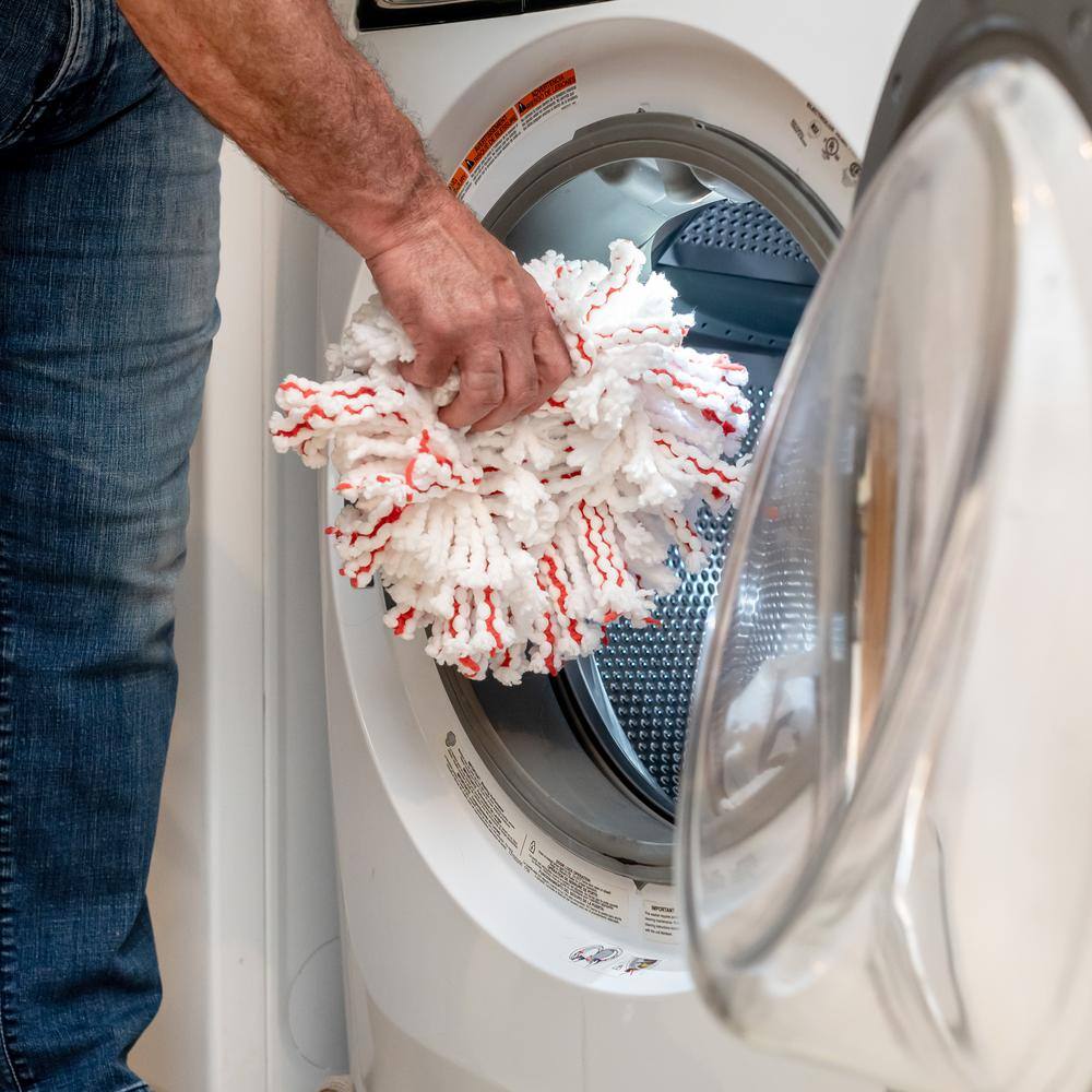 O-Cedar EasyWring Deep Clean Microfiber Spin Mop with Bucket System and 2 Extra Deep Clean Mop Head Refills
