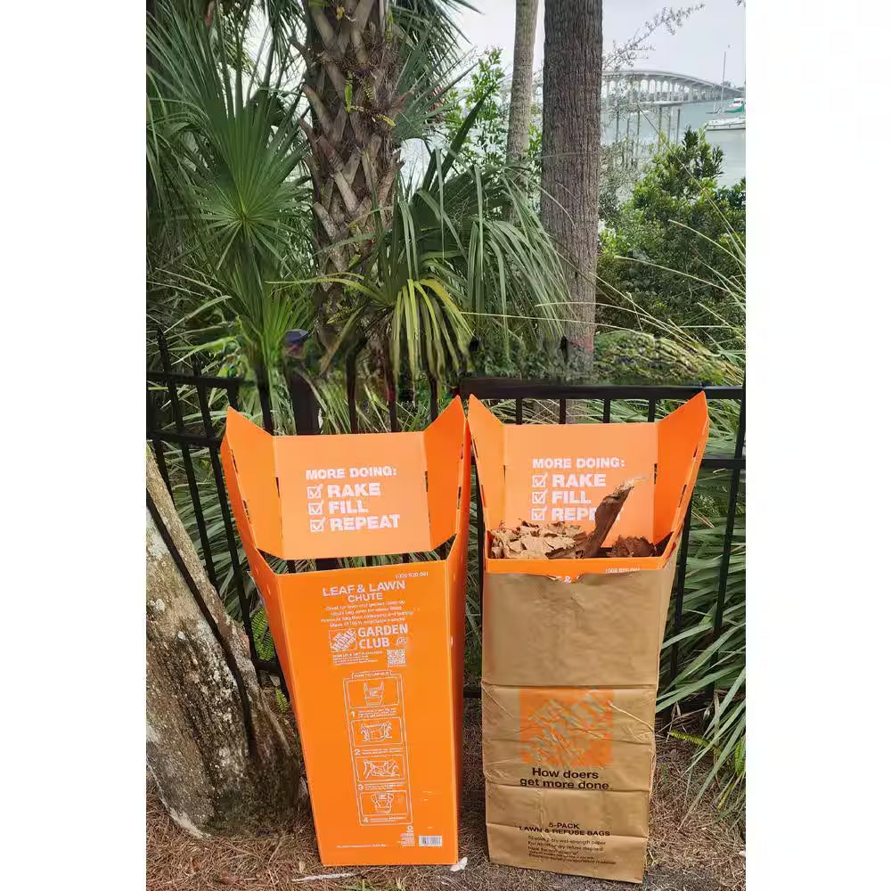 30 Gal. Leaf and Lawn Chute Plastic Insert Trash Bags