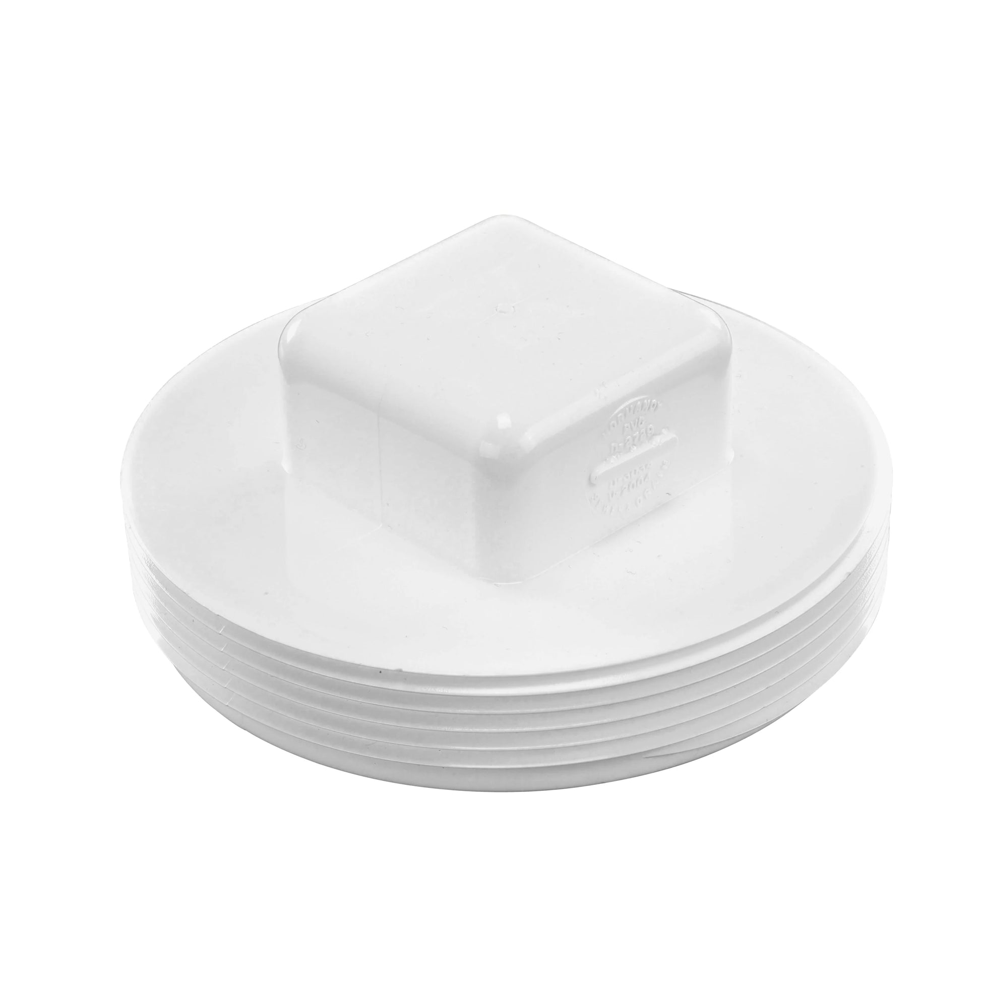 PVC Sewer and Drain Cleanout Plug, 4 In. MPT
