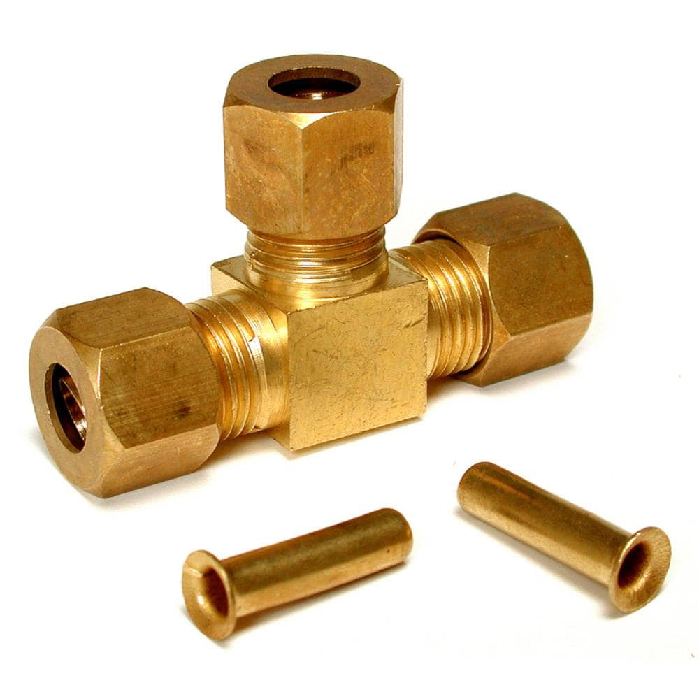 1/4-In Compression X 1/4-In Compression X 1/4-In Compression Tee Fitting