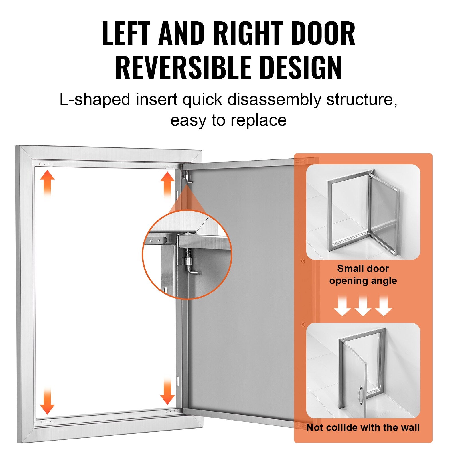 BBQ Access Door 18-In W X 24-In H Single Door