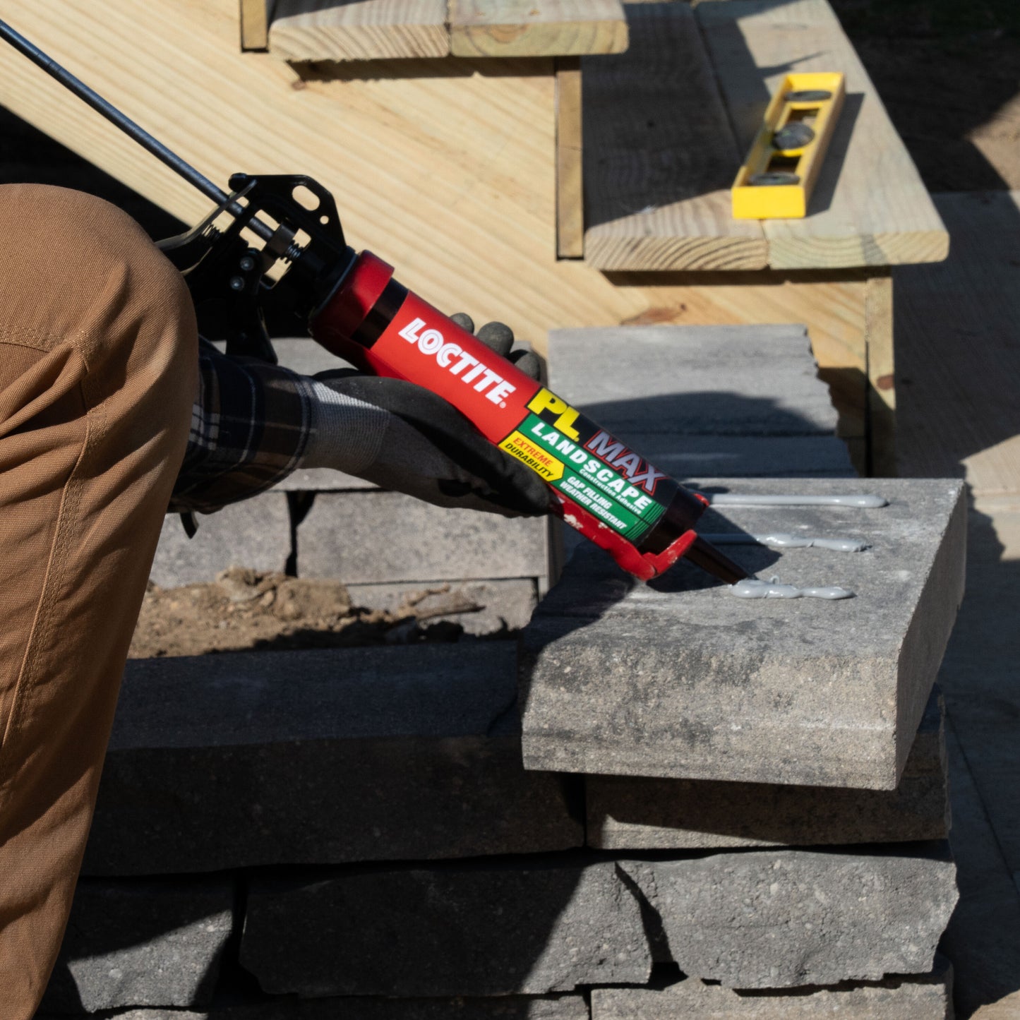 PL MAX Polymer-Based Gray Landscape Exterior Construction Adhesive ( 9-Fl Oz )