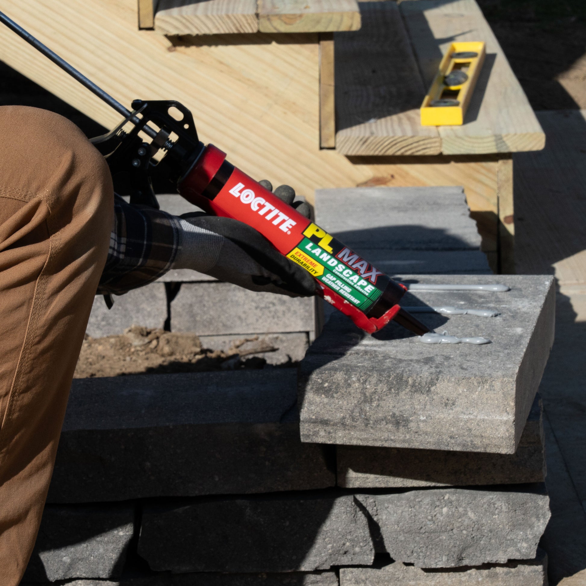 PL MAX Polymer-Based Gray Landscape Exterior Construction Adhesive ( 9-Fl Oz )