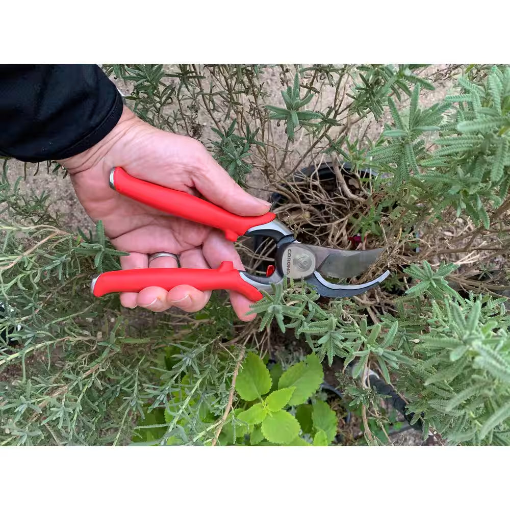 Dualcut 3 In. High Carbon Steel Blade with Full Steel Core Handles Bypass Hand Pruner