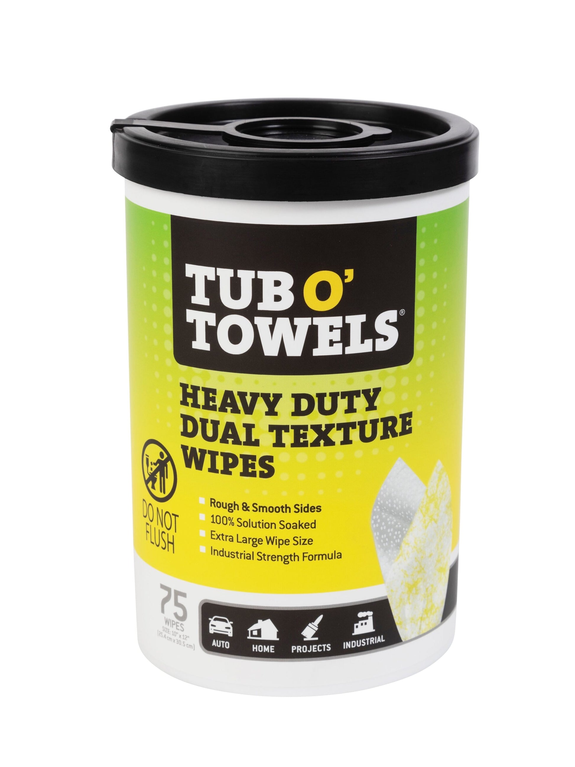 Dual Textured 75 -Pack Polypropylene Fabric Towel