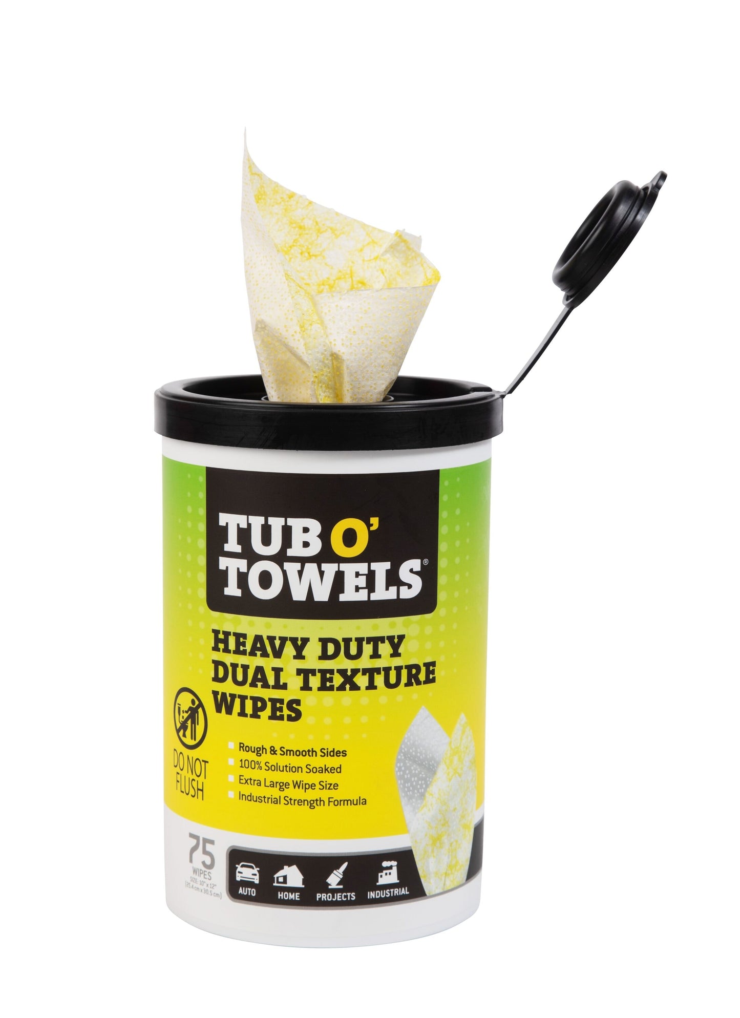 Dual Textured 75 -Pack Polypropylene Fabric Towel
