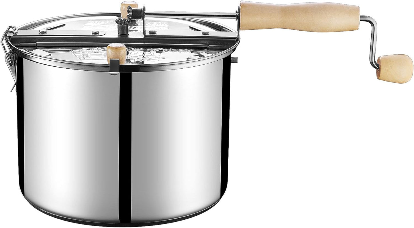 GREAT NORTHERN Stainless Steel Popcorn Popper Set