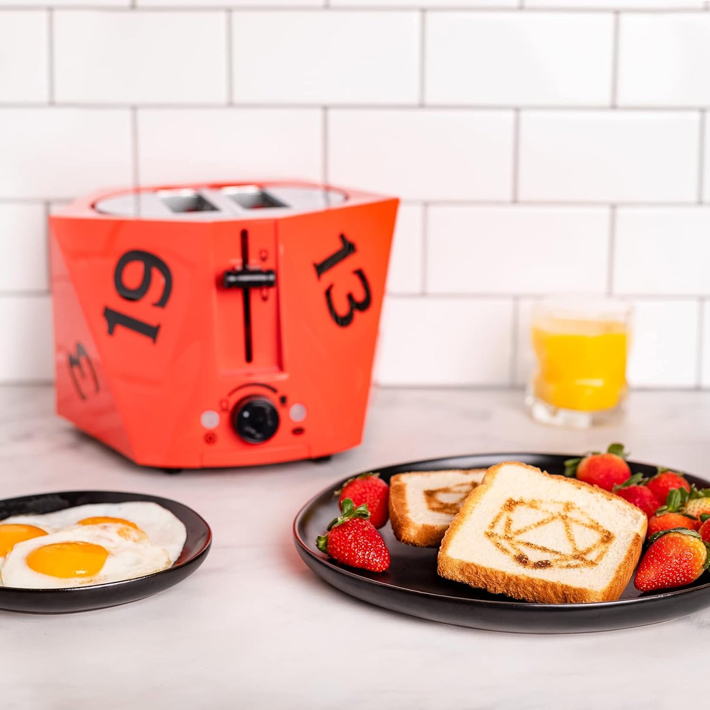 Uncanny Brands 8700 Watt Dungeons and Dragons Halo Two-Slice Toaster