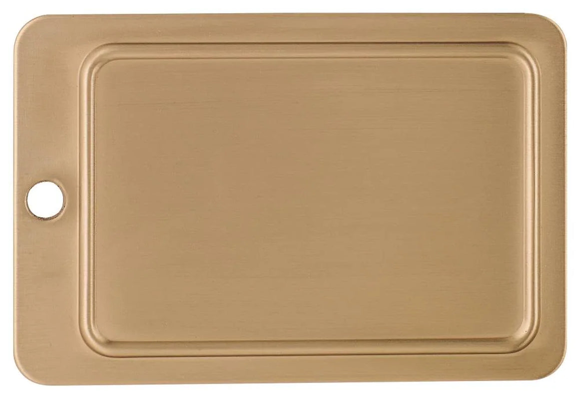 180-Degree Adjustable Overlay Surface Self-Closing Champagne Bronze Cabinet Hinge, 1 Pair(S) 2 -Pieces