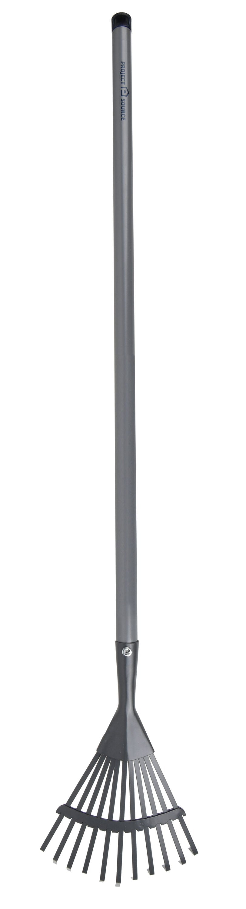 8-In Carbon Steel Lawn Rake with Steel Handle