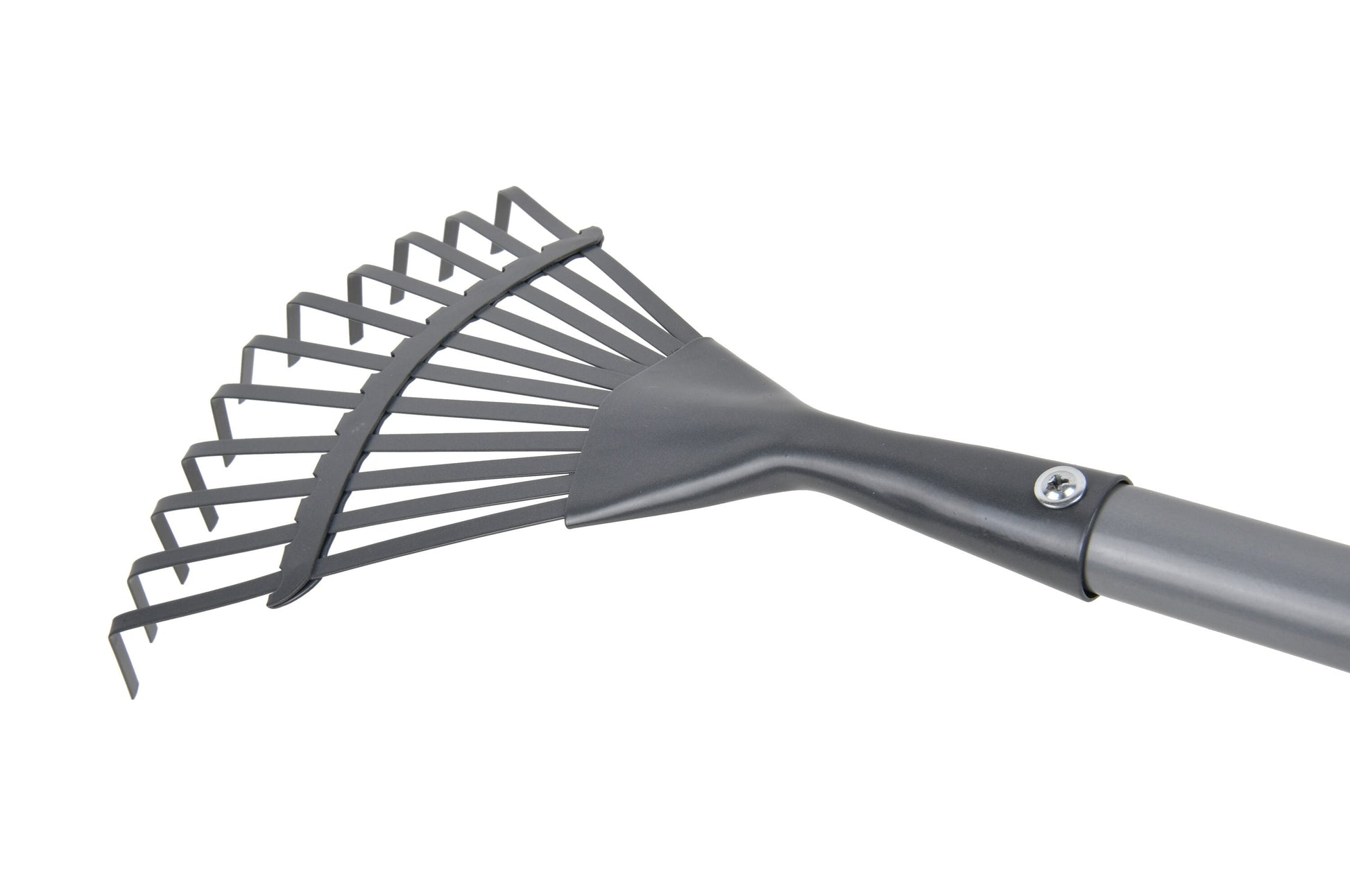 8-In Carbon Steel Lawn Rake with Steel Handle