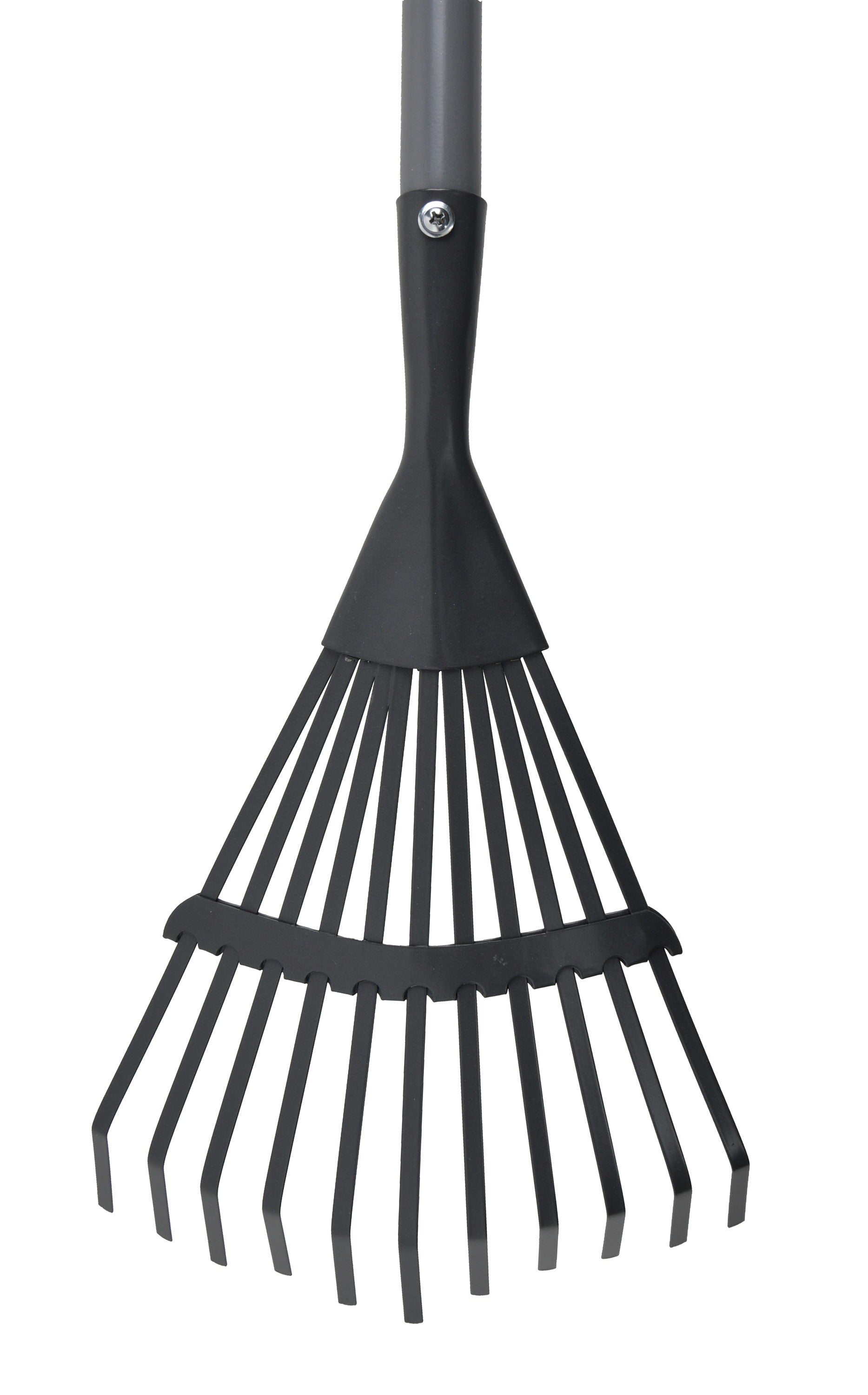 8-In Carbon Steel Lawn Rake with Steel Handle